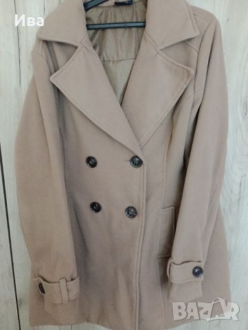 Дамско палто в бежов цвят, снимка 3 - Палта, манта - 46434824