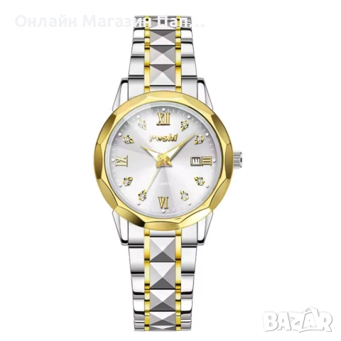 POSHI PS922 дамски кварцов часовник 30мм с календар. Цветови варианти, снимка 17 - Дамски - 52915176