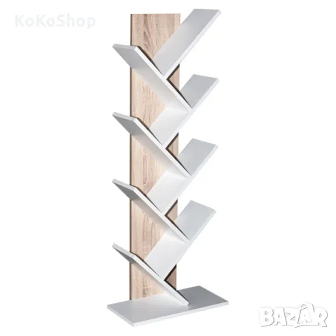 Етажерка за книги-135х51х22 см./библиотека/етажерка дърво, снимка 1