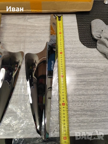 Стоманени хромирани дефлектори за предна вилка на мотор, снимка 9 - Части - 53757449