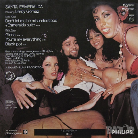 Грамофонни плочи Santa Esmeralda, снимка 2 - Грамофонни плочи - 53750278