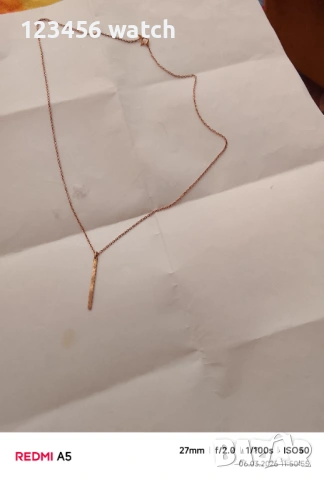 Красиво  сребрено коли проба 925