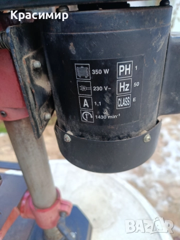 Немска настолна бормашина, работеща , снимка 3 - Бормашини - 52921063