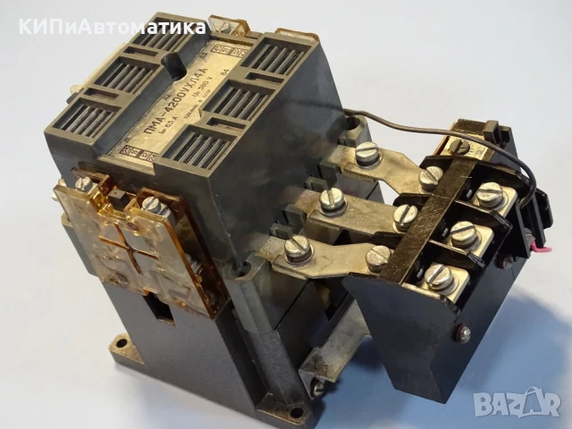 електромагнитен контактор ПМА-4200УХЛ4А 380V 63A USSR, снимка 4 - Резервни части за машини - 50909400