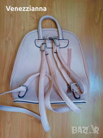 Раница в цвят Пудра НОВА, снимка 2 - Раници - 50654971