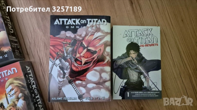 Attack on Titan манга - цялата поредица + бонуси, снимка 7 - Списания и комикси - 54194157