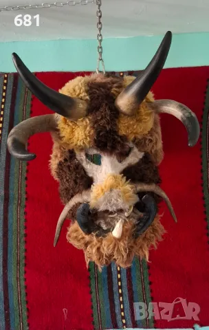 Сурвакарски маски  Кукерски маски, снимка 4 - Антикварни и старинни предмети - 48735952