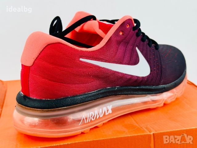   Нови! Nike AirMax Red - Orange, снимка 1 - Маратонки - 45176263