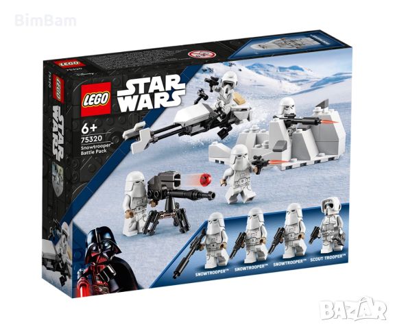 Конструктор LEGO® Star Wars™ 75320 - Snowtrooper™ – боен пакет / 105 части, снимка 1 - Конструктори - 45297736