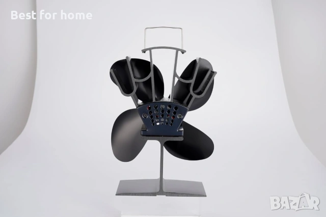 COMBIUBIU Вентилатор за печка с 4 крила, захранван от топлина, снимка 2 - Вентилатори - 53911370