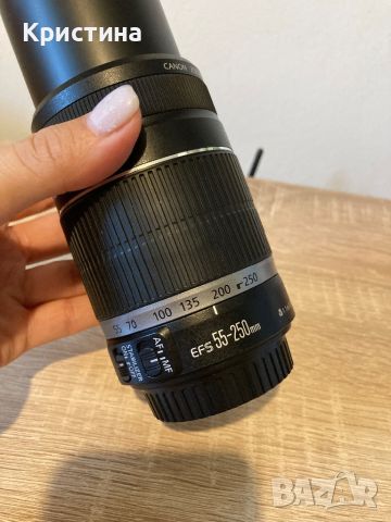 Обектив EFS 55-250mm, снимка 6 - Обективи и филтри - 46565408