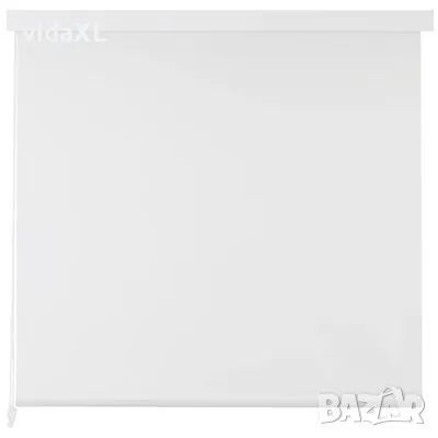 vidaXL Ролетна щора за баня, 100x240 см, бяла(SKU:142842), снимка 2 - Щори - 49284762