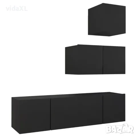 vidaXL Комплект ТВ шкафове（SKU:3078839, снимка 1 - Шкафове - 47441644