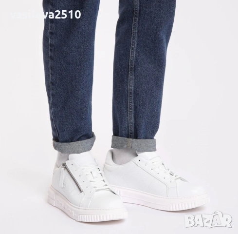 Baldinini оригинални мъжки сникърси от естествена кожа , снимка 2 - Кецове - 53893003