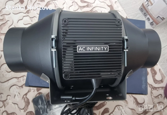 Регулиращ канален вентилатор 100мм., снимка 5 - Вентилатори - 53570674