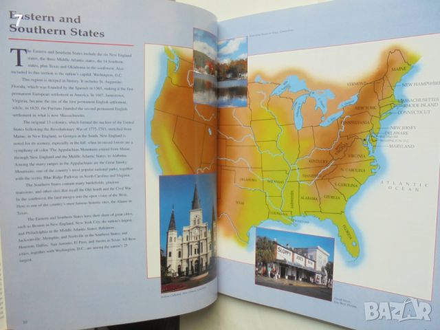 Книга The Illustrated Atlas of the United States - Keith Lye 1997 г., снимка 3 - Други - 45975158