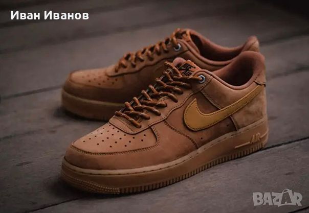 NIKE AIR FORCE 1 LOW FLAX  оригинални маратонки номер 40,5-41, снимка 5 - Маратонки - 45457259