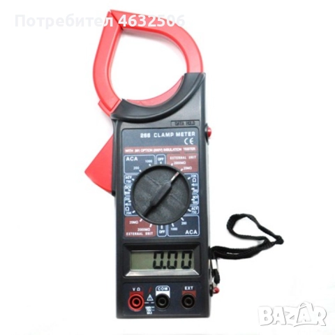 Преносим дигитален мултиметър с амперклещи, снимка 1