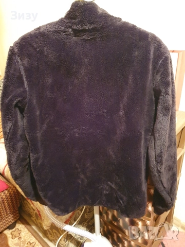 Черно спортно пухено яке М размер , снимка 2 - Якета - 52899096