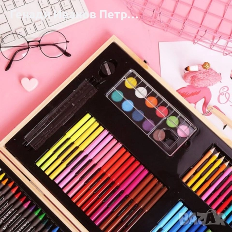 Детски комплект за рисуване - 180 части., снимка 5 - Рисуване и оцветяване - 53900367