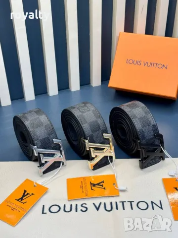 Louis Vuitton колани естествена кожа , снимка 8 - Колани - 49235422