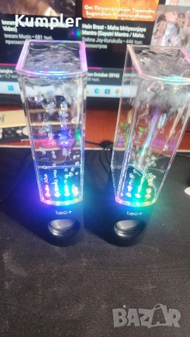 „Танцуващи фонтани“ колонки – ефектна подсветка и звук, снимка 3 - Слушалки и портативни колонки - 53384733