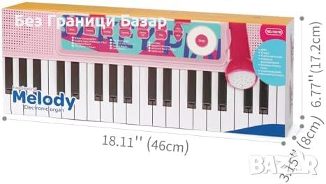 Нова играчка Учебно Пиано с 37 Клавиша и Микрофон за Деца, снимка 7 - Други - 45176320