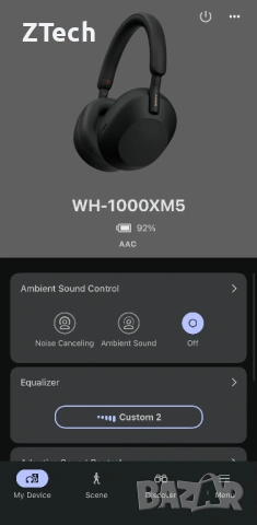 Sony WH 1000XM5 Bluetooth Слушалки, снимка 7 - Bluetooth слушалки - 53518485