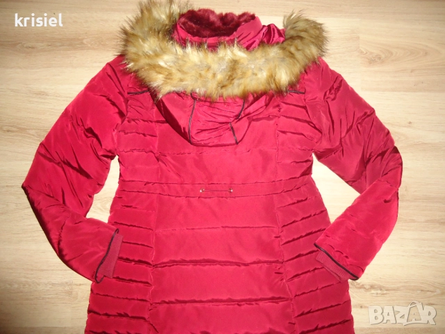 ЗИМНО ТОПЛО ЕЛЕГАНТНО ЯКЕ С ГЪШИ ПУХ--М номер, снимка 7 - Якета - 52634968