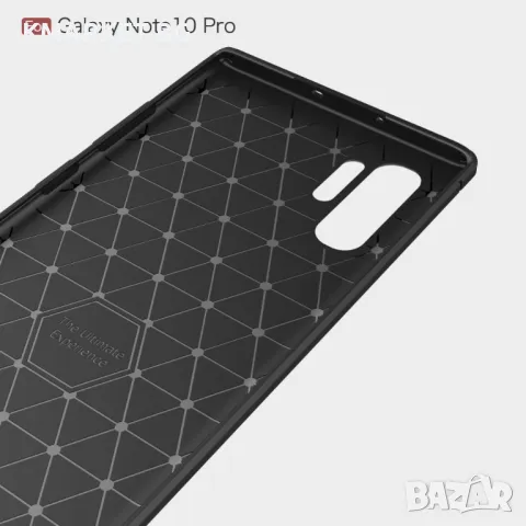 Samsung Galaxy Note 10 Pro / Note10+ Удароустойчив Carbon Fiber Калъф и Протектор, снимка 2 - Калъфи, кейсове - 48176437