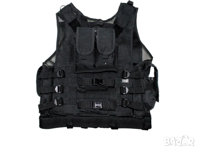 Тактическа професионална жилетка MFH USMC 04473A / полицейска / ловна , снимка 2 - Екипировка - 52683527