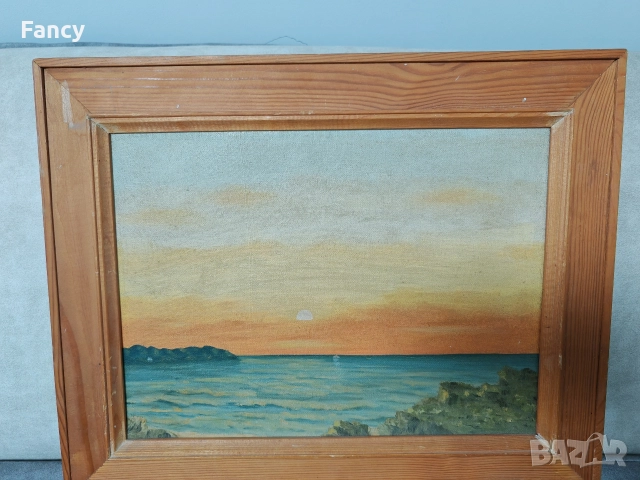 Картина върху платно 52/42 г, снимка 2 - Антикварни и старинни предмети - 52696718