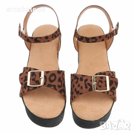 Дамски сандали на танкетка 4цвята , снимка 5 - Сандали - 50352130