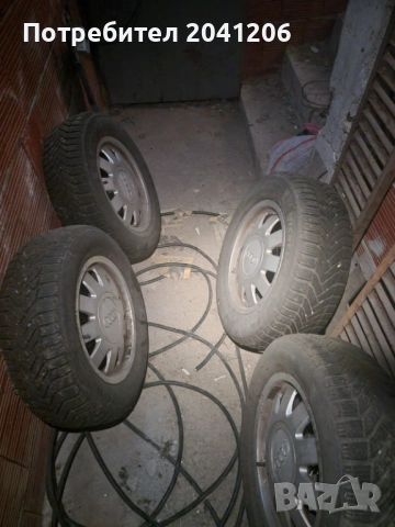 Джанти Алуминиеви с гуми продавам , снимка 2 - Гуми и джанти - 52425572