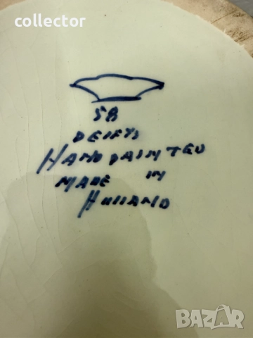 Порцеланова ваза / урна - Делфт. №7481, снимка 8 - Антикварни и старинни предмети - 52048216