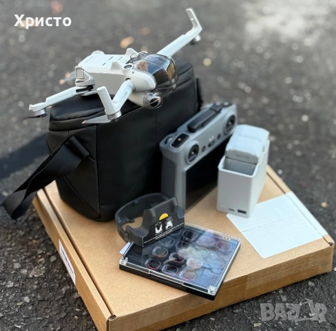 Дрон DJI Mini 4 Pro + 3 батерии + ND филтри + чанта – ТОП комплект , снимка 7 - Дронове и аксесоари - 53248347