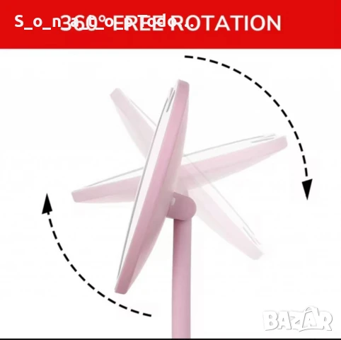 Стилно LED огледало за тоалетка , снимка 2 - Подаръци за жени - 51346712