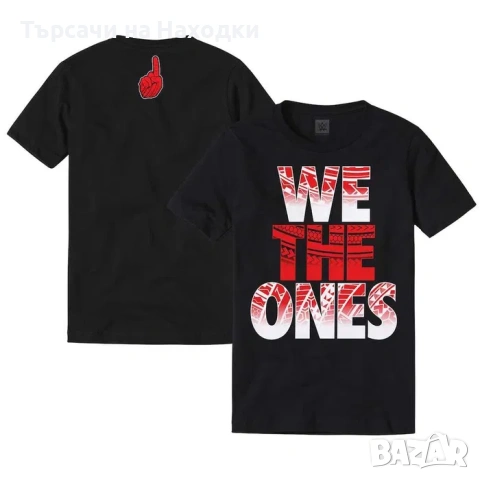 Мъжка тениска WWE The Bloodline Roman Reigns We The Ones M Medium черна, снимка 6 - Тениски - 50926322