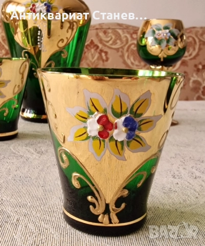 Комплект Bohemia Гарафа + 6 чаши, снимка 12 - Чаши - 51882752