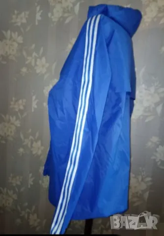 Adidas XL- Синьо яке- ветровка , снимка 3 - Якета - 47165533