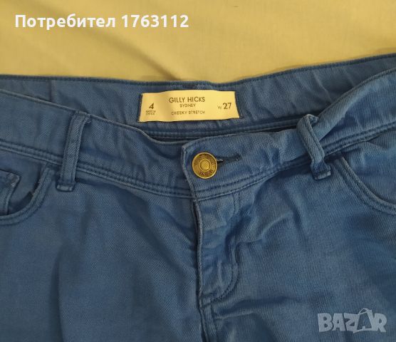 Hollister къси дънкови панталонки, 27 размер, обувани за проба, но големи, снимка 4 - Къси панталони и бермуди - 46005294