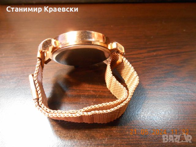 Watch for woman - rose gold plated color, снимка 5 - Дамски - 45893703