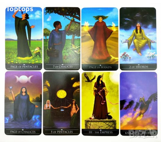 Таро: Silver Witchcraft Tarot & Modern Witch Tarot & Teen Witch Tarot, снимка 11 - Карти за игра - 32557149