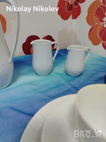 Порцеланов сервиз Hutschenreuther Serie Exzellent weiss, снимка 12 - Сервизи - 53329937