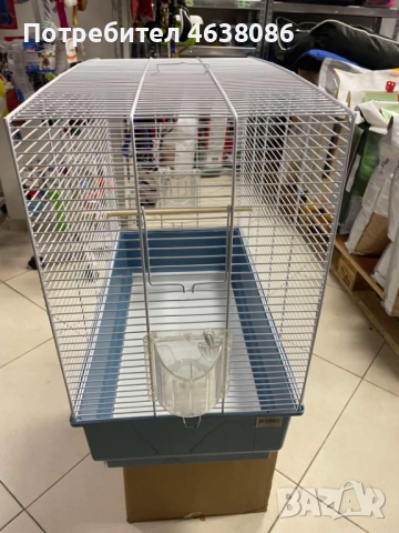 Използана клетка за малки папагали или канарчета, снимка 3 - Папагали - 52653381