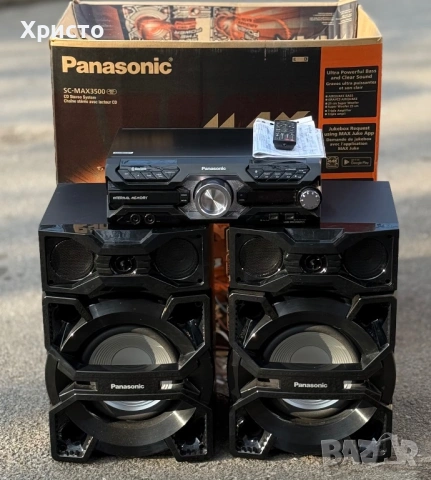 ГАРАНЦИОННА!!! Аудио система PANASONIC SC-MAX3500EK, 2400 W, Bluetooth , снимка 3 - Аудиосистеми - 53973730