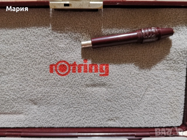 Комплект Rotring хромирани прецизни чертожни инструменти, снимка 3 - Други ценни предмети - 53174904