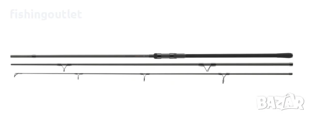 Три шарански въдици Daiwa 25 BLACK WIDOW XT CARP – 3.60m/3LB (3 части)