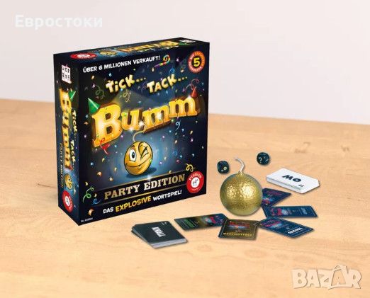 Настолна игра Piatnik Tick-Tack-Bumm! Party Edition, немска версия, снимка 2 - Настолни игри - 45315914