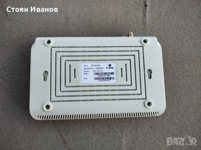EPON ONU V2802RET - оборудване за оптични мрежи с рутер функции, снимка 2 - Рутери - 51632505